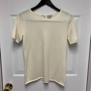 Ellie Kai Ivory Cashmere T - Size S